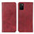 Funda de Cuero Cartera con Soporte Carcasa A02D para Samsung Galaxy F02S SM-E025F Rojo