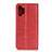 Funda de Cuero Cartera con Soporte Carcasa A02D para Samsung Galaxy M32 5G Rojo