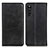 Funda de Cuero Cartera con Soporte Carcasa A02D para Sony Xperia 10 III SO-52B Negro