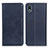 Funda de Cuero Cartera con Soporte Carcasa A02D para Sony Xperia Ace III Azul