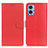 Funda de Cuero Cartera con Soporte Carcasa A03D para Motorola Moto E22 Rojo