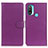 Funda de Cuero Cartera con Soporte Carcasa A03D para Motorola Moto E30 Morado