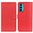 Funda de Cuero Cartera con Soporte Carcasa A03D para Motorola Moto Edge 20 5G Rojo