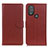 Funda de Cuero Cartera con Soporte Carcasa A03D para Motorola Moto G Power (2022) Marron