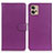 Funda de Cuero Cartera con Soporte Carcasa A03D para Motorola Moto G32 Morado