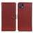 Funda de Cuero Cartera con Soporte Carcasa A03D para Motorola Moto G50 5G Marron