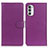 Funda de Cuero Cartera con Soporte Carcasa A03D para Motorola MOTO G52 Morado