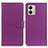 Funda de Cuero Cartera con Soporte Carcasa A03D para Motorola Moto G53 5G Morado