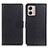 Funda de Cuero Cartera con Soporte Carcasa A03D para Motorola Moto G53j 5G Negro