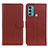 Funda de Cuero Cartera con Soporte Carcasa A03D para Motorola Moto G60 Marron