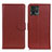 Funda de Cuero Cartera con Soporte Carcasa A03D para Motorola Moto G72 Marron