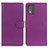 Funda de Cuero Cartera con Soporte Carcasa A03D para Nokia C02 Morado