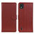 Funda de Cuero Cartera con Soporte Carcasa A03D para Nokia C2 2nd Edition Marron