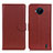 Funda de Cuero Cartera con Soporte Carcasa A03D para Nokia C20 Plus Marron