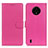 Funda de Cuero Cartera con Soporte Carcasa A03D para Nokia C200 Rosa Roja