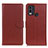 Funda de Cuero Cartera con Soporte Carcasa A03D para Nokia C22 Marron