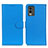 Funda de Cuero Cartera con Soporte Carcasa A03D para Nokia C32 Azul Cielo