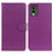 Funda de Cuero Cartera con Soporte Carcasa A03D para Nokia C32 Morado