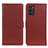 Funda de Cuero Cartera con Soporte Carcasa A03D para Nokia G100 Marron