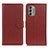 Funda de Cuero Cartera con Soporte Carcasa A03D para Nokia G400 5G Marron