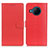 Funda de Cuero Cartera con Soporte Carcasa A03D para Nokia X100 5G Rojo