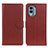 Funda de Cuero Cartera con Soporte Carcasa A03D para Nokia X30 5G Marron