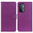 Funda de Cuero Cartera con Soporte Carcasa A03D para Oppo A74 5G Morado