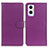 Funda de Cuero Cartera con Soporte Carcasa A03D para Oppo A96 5G Morado