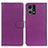 Funda de Cuero Cartera con Soporte Carcasa A03D para Oppo F21s Pro 4G Morado