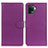 Funda de Cuero Cartera con Soporte Carcasa A03D para Oppo Reno5 F Morado