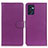 Funda de Cuero Cartera con Soporte Carcasa A03D para Oppo Reno7 5G Morado