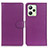 Funda de Cuero Cartera con Soporte Carcasa A03D para Realme C35 Morado