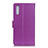 Funda de Cuero Cartera con Soporte Carcasa A03D para Samsung Galaxy A02 Morado