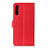 Funda de Cuero Cartera con Soporte Carcasa A03D para Samsung Galaxy A02 Rojo