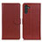 Funda de Cuero Cartera con Soporte Carcasa A03D para Samsung Galaxy A04s Marron