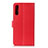 Funda de Cuero Cartera con Soporte Carcasa A03D para Samsung Galaxy M02 Rojo
