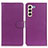 Funda de Cuero Cartera con Soporte Carcasa A03D para Samsung Galaxy S21 5G Morado