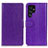 Funda de Cuero Cartera con Soporte Carcasa A03D para Samsung Galaxy S23 Ultra 5G Morado