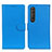 Funda de Cuero Cartera con Soporte Carcasa A03D para Sony Xperia 1 III Azul Cielo