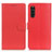 Funda de Cuero Cartera con Soporte Carcasa A03D para Sony Xperia 10 III Lite Rojo