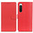 Funda de Cuero Cartera con Soporte Carcasa A03D para Sony Xperia 10 IV Rojo