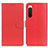 Funda de Cuero Cartera con Soporte Carcasa A03D para Sony Xperia 10 IV SO-52C Rojo