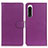 Funda de Cuero Cartera con Soporte Carcasa A03D para Sony Xperia 5 IV Morado