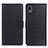 Funda de Cuero Cartera con Soporte Carcasa A03D para Sony Xperia Ace III Negro