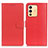 Funda de Cuero Cartera con Soporte Carcasa A03D para Vivo V23 5G Rojo