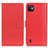 Funda de Cuero Cartera con Soporte Carcasa A03D para Wiko Y82 Rojo