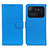 Funda de Cuero Cartera con Soporte Carcasa A03D para Xiaomi Mi 11 Ultra 5G Azul Cielo