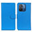 Funda de Cuero Cartera con Soporte Carcasa A03D para Xiaomi Poco C55 Azul Cielo