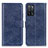 Funda de Cuero Cartera con Soporte Carcasa A04D para Oppo A56 5G Azul