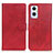 Funda de Cuero Cartera con Soporte Carcasa A04D para Oppo A96 5G Rojo